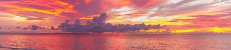 St. Croix west end beach at sunset